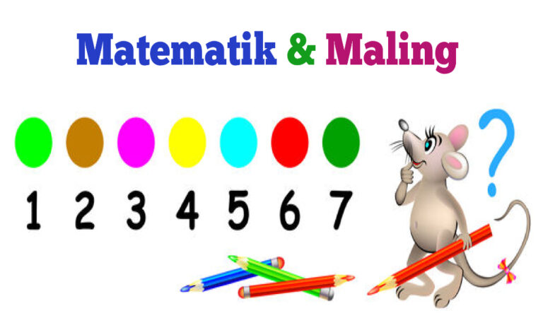 Matematik & Maling - Print og mal for børn -Aktiviteter for børn