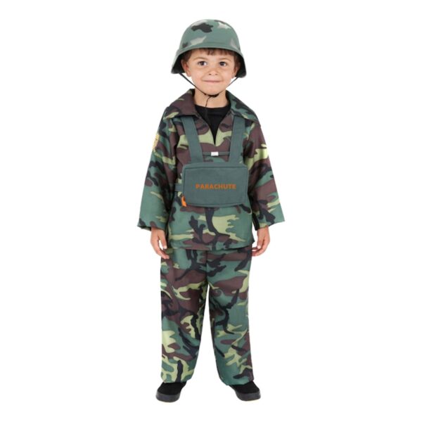 Soldat Børnekostume - Large
