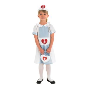 Sygeplejerske Børnekostume - Large