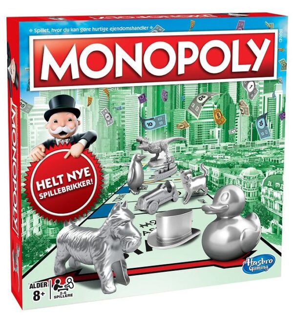 Hasbro Brætspil - Monopoly Classic - OneSize - Hasbro Brætspil