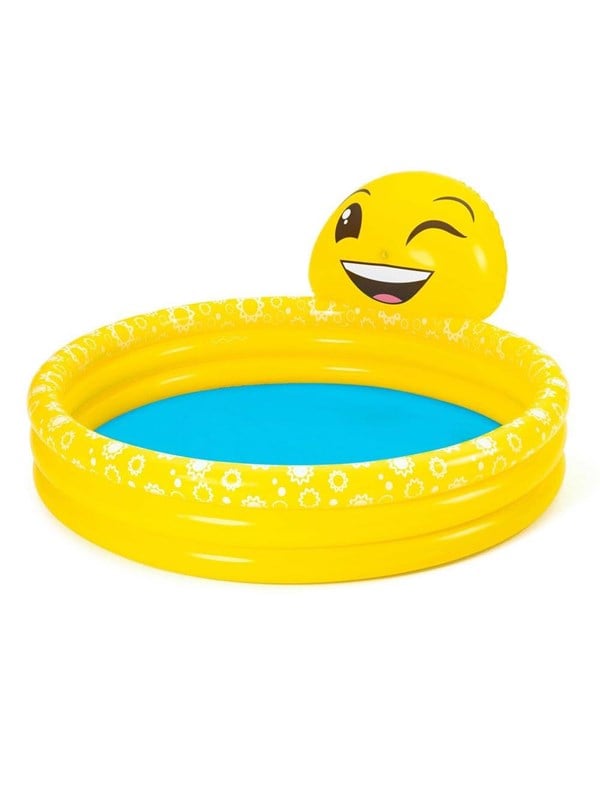 Bestway 3-Rings Pool with Sprayer Summer Smiles